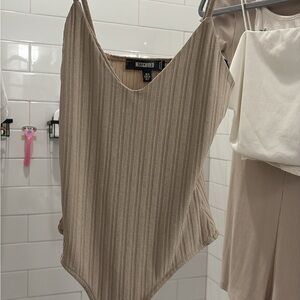 Missguided Tan Bodysuit Other
